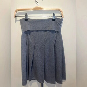 Hard Tail Forever Heather Gray Pleated Skirt Size Small‎ School Girl y2k Biker
